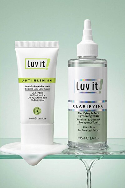 Luv it! Anti-Blemish and Acne Pore Tightening 2-Piece Skin Care Set