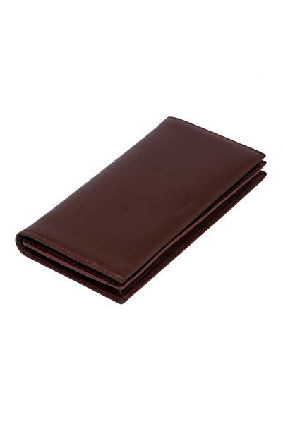 Tergan محفظة رجالية من الجلد الطبيعي باللون البني - S1CE00001549-D38