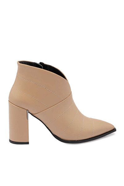 Tergan Kahverengi Hakiki Deri Kadın Klasik Bot - K24K1BT67711-C5X