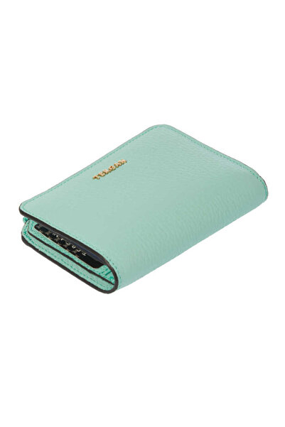 Tergan Mavi Hakiki Deri Kadın Cüzdan - S1CB00005812-T9D