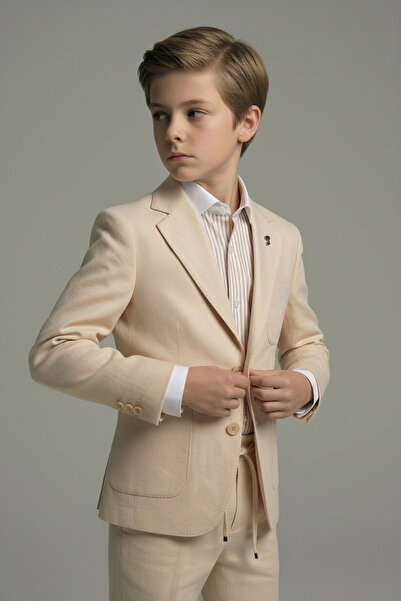 Doctor junior Costum sport din 3 piese pentru băieți din in