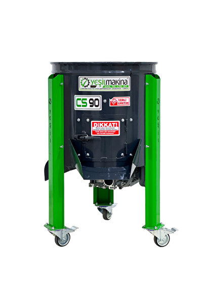 Yeşil Makina Ceviz Soyma Makinesi Sabit Devirli 90 Litre/35 Kg