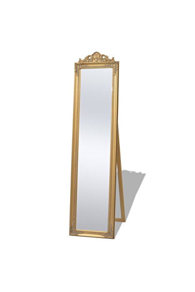 Concept Oglindă verticală în stil baroc 160 x 40 cm auriu