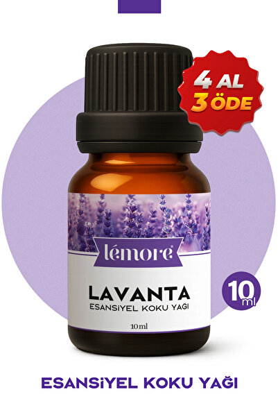 Lemore Lavanta Uçucu Koku Yağı Buhurdanlık Yağı Difüzör Esansı Küre 10ml