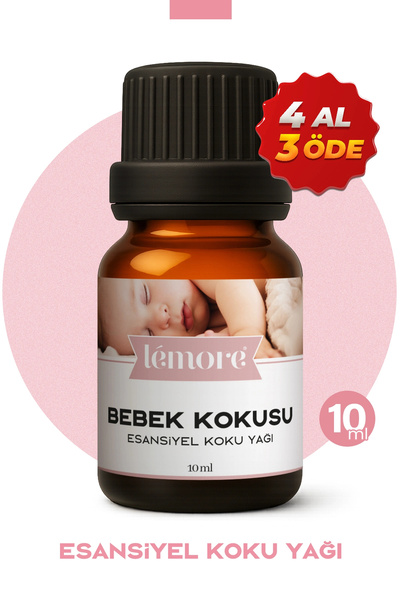 Lemore Bebek Kokusu Esansiyel Uçucu Koku Yağı Buhurdanlık Yağı Difüzör Esansı...
