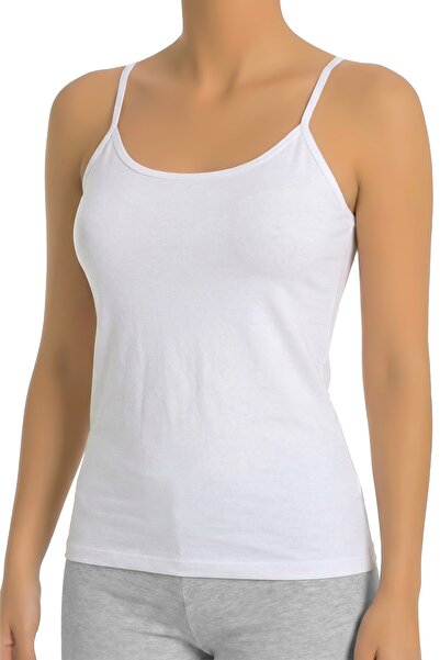 Öts Ženska majica bez rukava sa užadnim naramenicama (%96 P Pamuk - %4 E Elastan