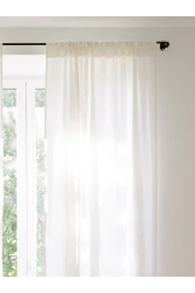 KÜTÜKhouse Curtain Beige Rod Pocketed Double Panel 130X275