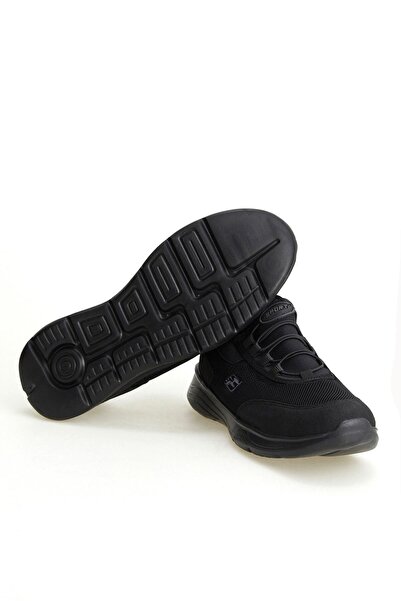 Freemax Siyah Unisex Hafif Esnek Ortopedik İç Tabanlık Konforlu Yürüyüş Spor Sneaker Ayakkabı