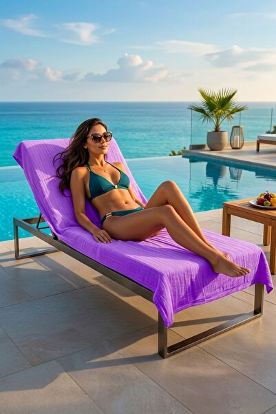 Svava „Prosop de plajă din țesătură muselină de bumbac – 75x200 cm Prosop de ...