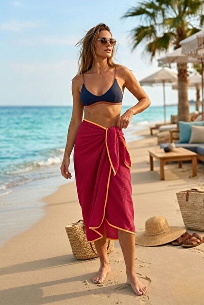 Svava Prosop de plajă din muselină | , prosop de călătorie, bumbac organic, c...