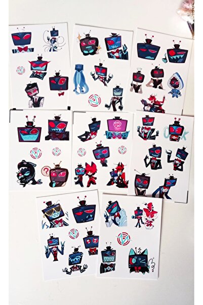 Atölye Moonlit Hazbin Hotel Vox Sticker Seti