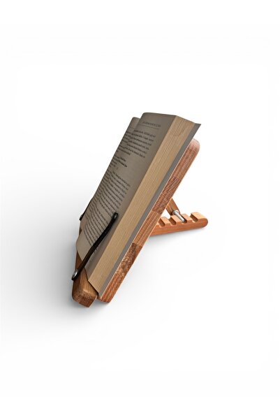 bohoostudio حامل كتب، حامل كتب مصنوع يدويًا، حامل تابلت، حامل قراءة خشبي، هدي...