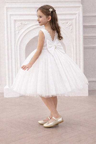 nsmkidslife Devojčica haljina sa perlicama, ljubičasti model, rođendan, diplo...