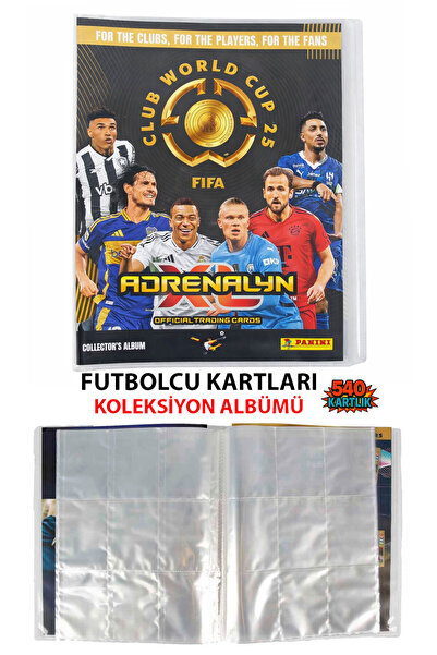 hediyecik Panini Futbolcu Kartları Koleksiyon Oyun Kartı Albümü 540 Kartlık