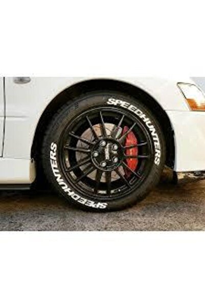 NP Aksesuar Speedhunters White Tire Lettering