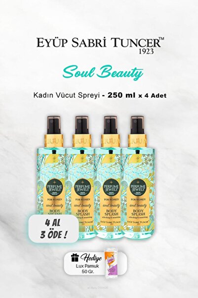Eyüp Sabri Tuncer 4 AL 3 ÖDE Eyüp Sabri Tuncer Vücut Spreyi Soul Beauty 250 m...