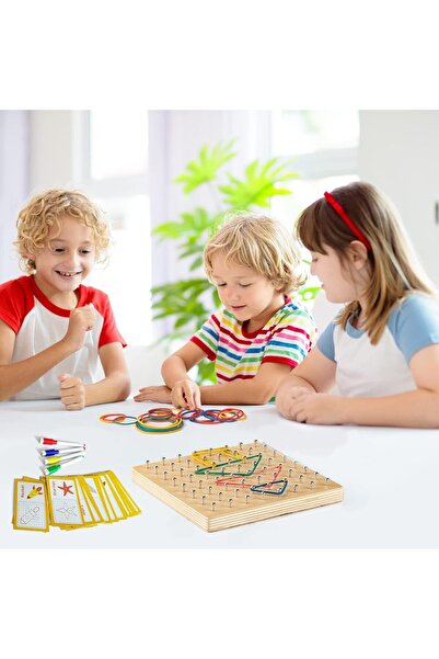 OEM Puzzle Montessori din lemn cu șireturi – Dexteritate, logică și creativitate pentru copii și adulți