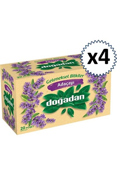 Doğadan أكياس شاي الأداساكي العشبي 20 قطعة × 4 علب