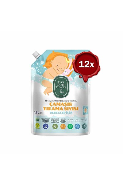Eyüp Sabri Tuncer Bebek Çamaşır Deterjanı 1500 ml x 12