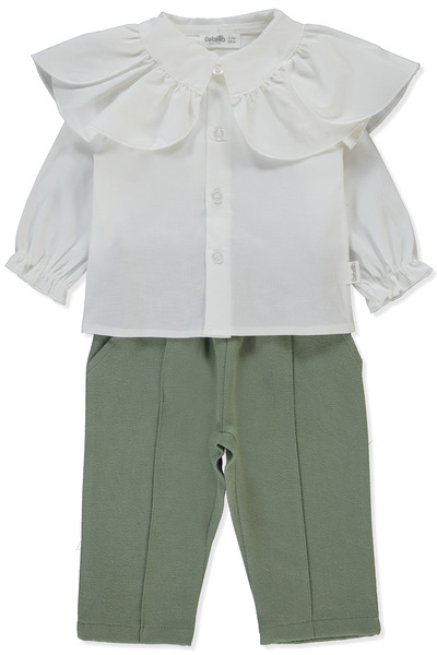 Bebetto DOKUMA PANTOLON 2Lİ TAKIM (STYLISH) YEŞİL