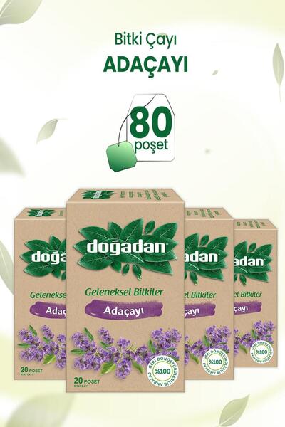 Doğadan شاي نبات الساسيفا × 4 قطع