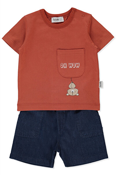 Bebetto Tencel Shorts 2-Piece Set (Hello) Tiles