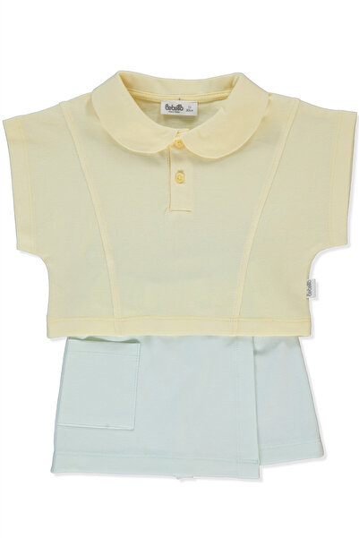 Bebetto Pique Shorts Skirt 2-Piece Set (Colorful Moment) Yellow
