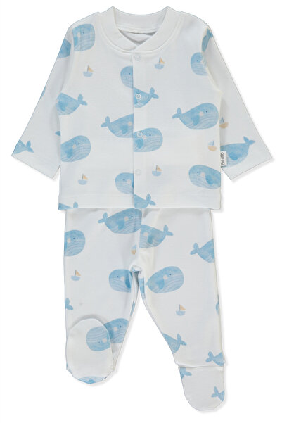 Bebetto طقم بيجامة إنترلوك مع جوارب طويلة 2 قطعة (SAIL AWAY) إكرو