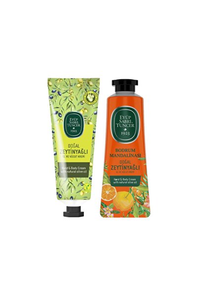 Eyüp Sabri Tuncer كريم اليدين والجسم بزيت الزيتون الطبيعي وبرودوم ماندرين 50 مل