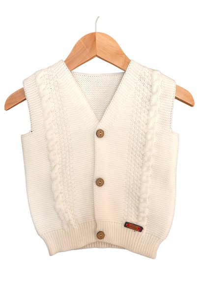 eomix kids 2-Pack Baby Rompers 100% Cotton + Acrylic Knitwear Knit Vest