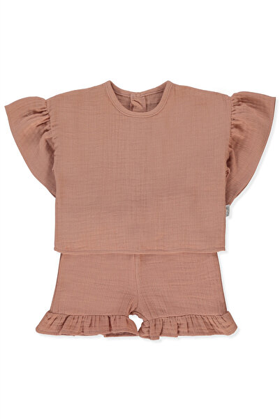 Bebetto Muslin Shorts 2-Piece Set (Pillowy) Tile