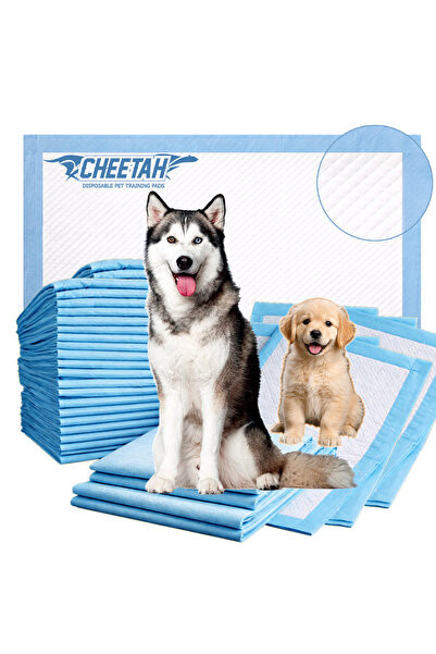 cheetah فوط تدريب للكلاب للاستخدام مرة واحدة، 6 طبقات، لون أزرق، مقاس M 45×60...