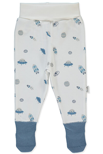 Bebetto جوارب إنترلوك (إلى الفضاء) باللون الأزرق الداكن