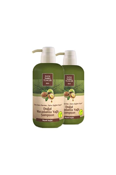 Eyüp Sabri Tuncer شامبو زيت المكاديميا الطبيعي 600 مل × 2