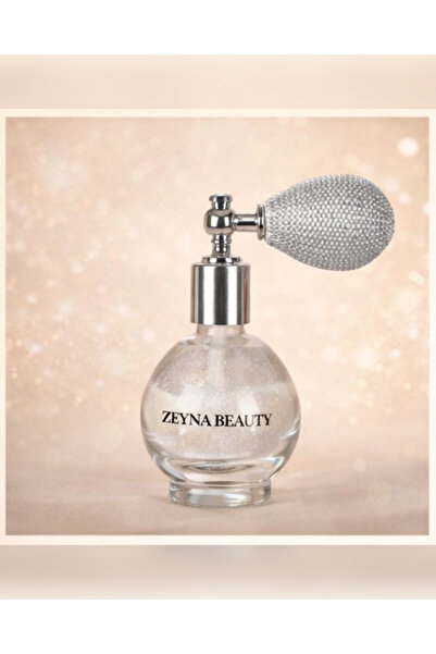 ZEYNABEAUTY Beyaz&silver Glitter Toz Sprey, Yüz Ve Vücut Simi Işıltılı