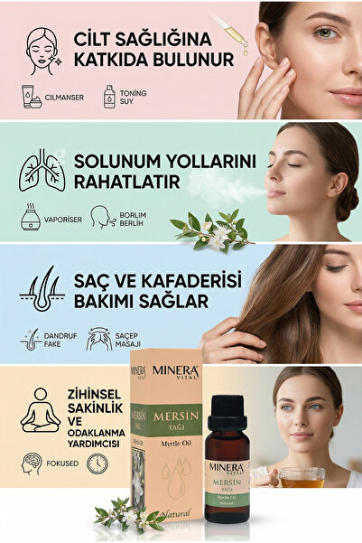 MİNERA VİTAL Mersin Yağı 20 ml