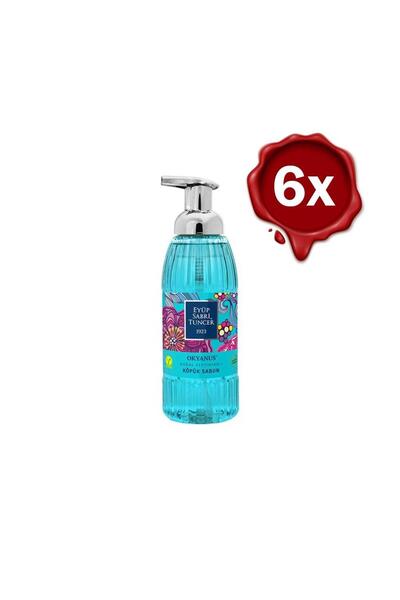 Eyüp Sabri Tuncer صابون رغوة المحيط بزيت الزيتون 500 مل × 6