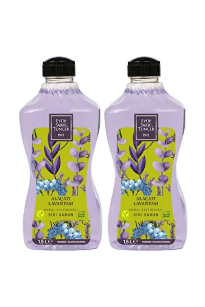 Eyüp Sabri Tuncer صابون سائل باللافندر من ألاكاتي 1500 مل × 2