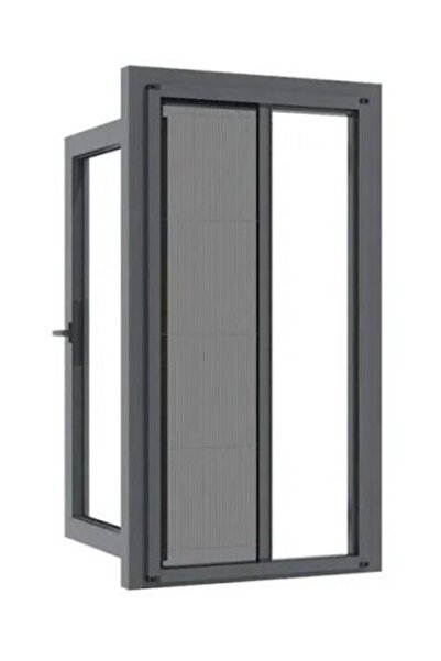 Akyüz Cambalkon Plise pileli akordiyon kapı sinekliği ( ahşap,pimapen,demir k...