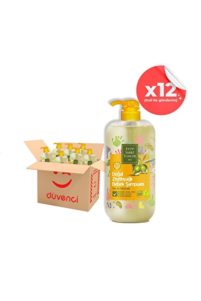 Eyüp Sabri Tuncer Doğal Zeytinyağlı Bebek Şampuanı 600 ml x 12