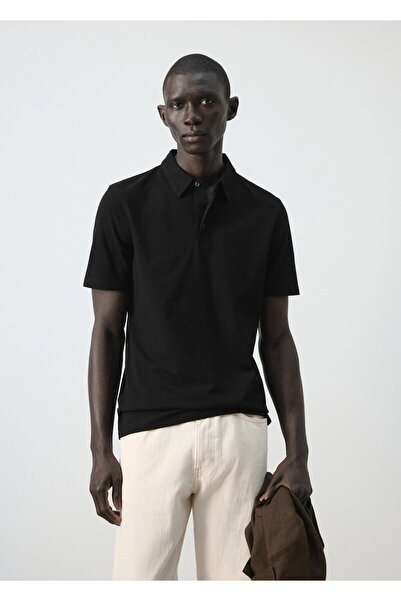 MANGO Man Slim fit piqué polo