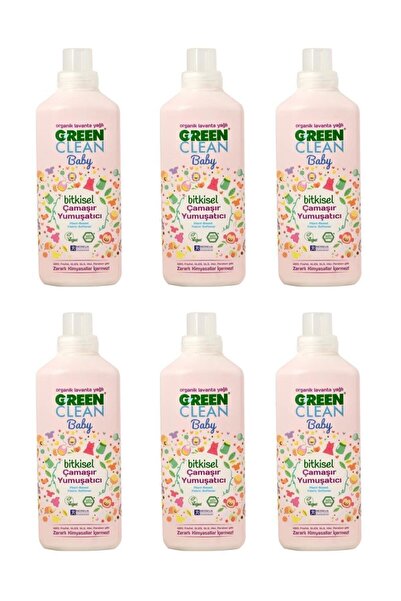Green Clean U Baby Çamaşır Yumuşatıcı 1 L x 6