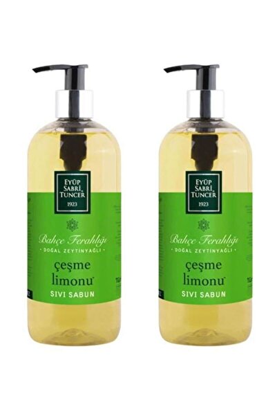 Eyüp Sabri Tuncer صابون سائل بزيت الزيتون الطبيعي من شيزفي ليمون 500 مل × 2 قطعة