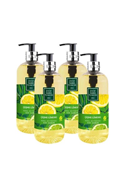 Eyüp Sabri Tuncer صابون سائل تشيشمي ليمون 500 مل × 4
