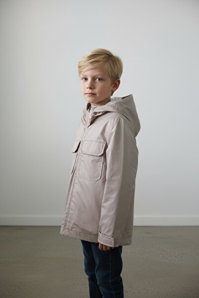 Verscon Bej Erkek Çocuk Yağmurluk