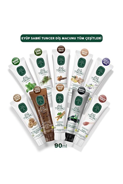 Eyüp Sabri Tuncer Diş Macunu 90 ml Yeni Tüm Çeşitleri