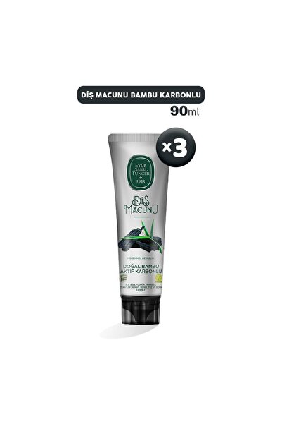 Eyüp Sabri Tuncer Diş Macunu Bambu Karbonlu 90 ml x 3