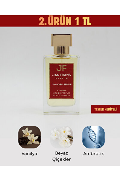 JF JAN FRANS Afrodizyak Etkili Aphrosia Femme - Vanilya Vanilyalı Yasemin Çiç...