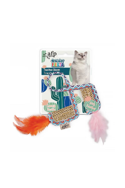 Afp SNMSWRLD Whisker Fiesta - لعبة فروية من القش (10104)
