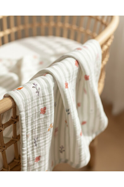 Zezig غريس - غطاء من الموسلين الأخضر